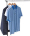 Storage solutions Kledingrek met wielen enkele stang 80x42x(90-165) cm