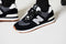 New Balance ML574 D - Lage sneakers - Suède en mesh - Zwart/Grijs (2020)