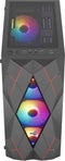 PC-behuizing - AEROCOOL - Volcan G v1 (zwart) - Medium toren - ATX-formaat - Zonder voeding