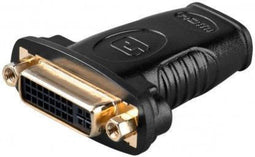 Wentronic A 337 G - HDMI/DVI-I Monitor Adapter - Vergulde connectoren - Zwart