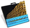 C.K T3291 HSS Metaal-spiraalboorset 19-delig TiN DIN 338 Cilinderschacht 1 set(s)