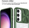 iMoshion Hoesje Geschikt voor Samsung Galaxy S24 Hoesje - iMoshion Camslider Backcover - Donkergroen