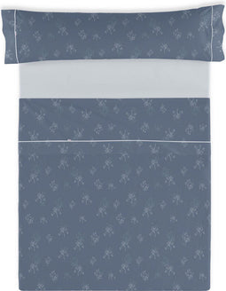 Set beddengoed Alexandra House Living Vairy Blauw Bed van 135/140 3 Onderdelen