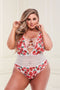 Baci - White Floral & Lace Teddy Q