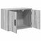 vidaXL - Garage - wandkast - bewerkt - hout - grijs - Sonoma