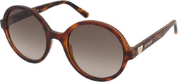 Love Moschino MOL050/S - Zonnebril - Bruine lenzen - Zwart kunststof montuur