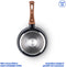 Westinghouse Steelpan - Ø 20 cm - Inductie - PFOA-vrij - Inclusief Deksel - Zwart Marmer
