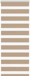 vidaXL - Zebra - Blind - 60x100 - cm - stofbreedte - 55,9 - cm - polyester - zandbruin