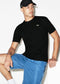 Lacoste Sport T-Shirt - Modern-Fit - Geborduurd logo - Zwart (3XL)
