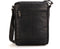 Leren A5 Crossbodytas met tabletvak - Nebraska - Zwart