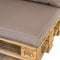 Madison Rugkussen Lounge Panama Taupe - 60 x 40cm