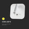 V-TAC VT-80068-W - LED Nachtlampje - CREE - USB-oplaadpoort - Wit - 8W - 830 Lumen - 3000K