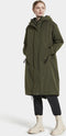 Didriksons Alicia - Dames Outdoor parka - Oversized met fishtail-rug - Donkergroen