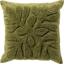 Dutch Decor OLIVIA - Kussenhoes 45x45 cm Olive Branch - groen - met rits