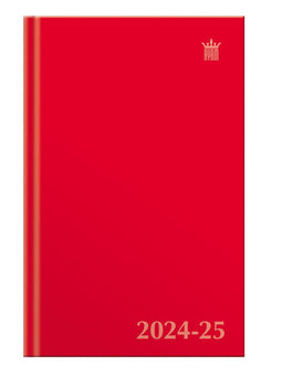 Ryam | Studie Agenda Uni | 2024/2025 | Genaaid gebonden | A5 | Rood |