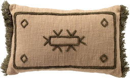 Dutch Decor CIRO - Sierkussen 30x50 cm - Mayfly - groen - Inclusief binnenkussen