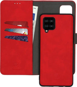iMoshion Hoesje Geschikt voor Samsung Galaxy A42 Hoesje Met Pasjeshouder - iMoshion Uitneembare 2-in-1 Luxe Bookcase - Rood