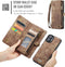 Caseme Geschikt voor iPhone 16 Plus hoesje - Vintage 2 in 1 portemonnee - Bruin