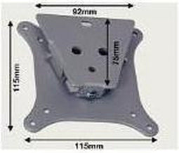 B-Tech BT7510/B - Muurbeugel - Tot 28 inch - Vesa 50mm 75mm 100mm - Draaggewicht 20kg