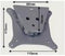 B-Tech BT7510/B - Muurbeugel - Tot 28 inch - Vesa 50mm 75mm 100mm - Draaggewicht 20kg