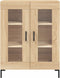 vidaXL - Dressoir - 69,5x34x90 - cm - bewerkt - hout - sonoma - eikenkleurig