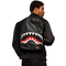 SPRAYGROUND Shark Mouth DLXS - Luxe Rugzak - Waterbestendig Faux-Leer - Zwart