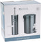 Pedaalemmer 3 liter met bijpassende toiletborstel - RVS - wc / toilet set