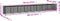 vidaXL - Kippenhok - met - dak - 803x98x90 - cm - gegalvaniseerd - staal - lichtgrijs