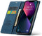 Casemania iPhone 13 Mini - Wallet Book Case - 2 pashouders - Navy Blue