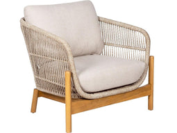 House Nordic Terracina - Loungestoel - Ergonomisch ontwerp - Grijs - 80x70x75 cm