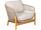House Nordic Terracina - Loungestoel - Ergonomisch ontwerp - Grijs - 80x70x75 cm