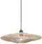 GOOD&MOJO Hanglamp Zanzibar - Rotan Wit - Ø40x12cm - Modern - Hanglampen Eetkamer, Slaapkamer, Woonkamer