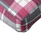 vidaXL - Palletkussens - 2 - st - stof - ruitpatroon - rood