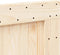 vidaXL - Hoofdbord - 200x104 - cm - massief - grenenhout