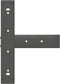 vidaXL - Salontafelpoten - 2 - st - T-vormig - 50x25x(42-43) - cm - staal - antraciet
