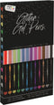 Craft Sensations® 12 Gelpennen - Glanzend effect - Tekenen en kleuren met glitter effect - Perfecte kleurafgifte - Bullet Journal