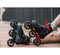 Playlife GT 110 Inlineskates - Maat 38 - Unisex - zwart/rood