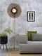 GOOD&MOJO Vloerlamp Kalimantan - Bamboe - 60x30x180cm - Scandinavisch,Bohemian - Staande lampen voor Woonkamer - Slaapkamer
