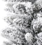 vidaXL - Kunstkerstboom - met - sneeuw - smal - 210 - cm - PVC - en - PE