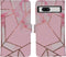 iMoshion Hoesje Geschikt voor Google Pixel 7a Hoesje Met Pasjeshouder - iMoshion Design Softcase Bookcase - Roze / Pink Graphic