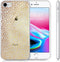 iMoshion Hoesje Geschikt voor iPhone SE (2022) / SE (2020) / 8 / 7 / 6s / 6 Hoesje Siliconen - iMoshion Design hoesje - Goud / Transparant / Allover de luxe