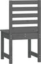 vidaXL - Tuinstoelen - 2 - st - 50x48x91,5 - cm - massief - grenenhout - grijs