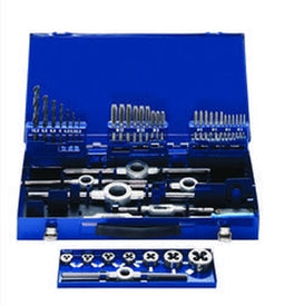 Eventus by Exact 10722 Schroefdraadsnijderset 43-delig HSS Metrisch M3, M4, M5, M6, M8, M10, M12