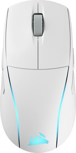 Corsair M75 RGB Wireless - Draadloos - Optisch 26000dpi - Wit