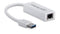 Manhattan 506731 - USB 2.0 type-A naar RJ45 - Wit