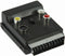 SCART-Adapter - SCART Male - S-Video Female / SCART Female / 3x RCA Female - Vernikkeld - Schakelbaar - ABS - Zwart - 1 Stuks - Polybag