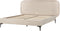 SUZETTE - Tweepersoonsbed - Lichtbeige - 140 x 200 cm - Polyester