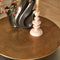 Salontafel Fay - ronde bijzettafel - salontafel goud zwart 60cm