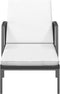 vidaXL - Ligbed - met - kussen - poly - rattan - zwart
