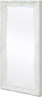 vidaXL - Wandspiegel - Barok - 100 - x - 50 - cm - wit